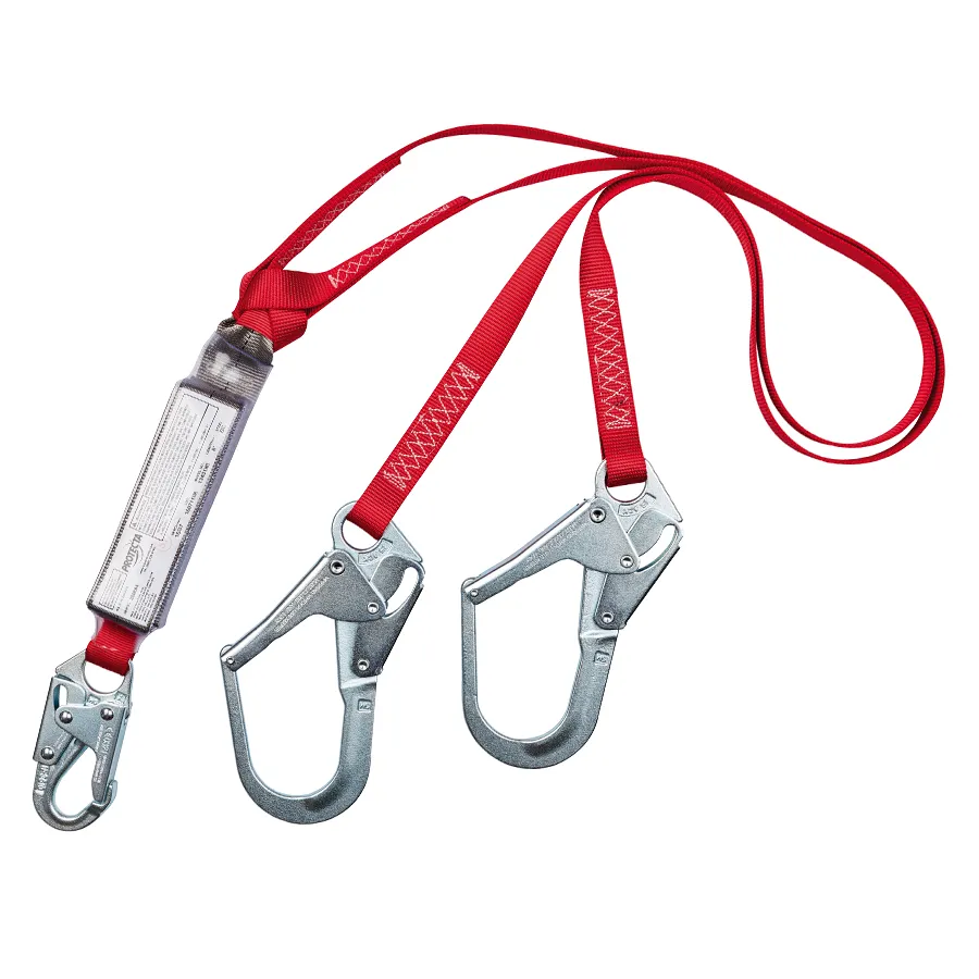 1340180 3M Protacta PRO Pack 100% Tie-Off Shock Absorbing Lanyard เชือกนิรภัยชนิดขาคู่