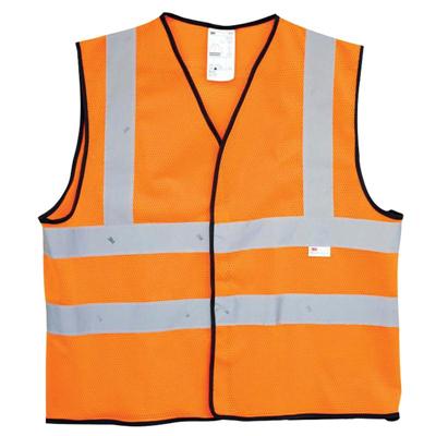 2925 เสื้อกั๊กสะท้อนแสงสีแดงส้ม 3M Size M,L